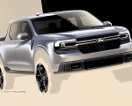2022 Ford Maverick Lariat Design Sketch Wallpapers 150x120