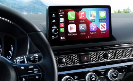 2022 Honda Civic Hatchback Central Console Wallpapers 450x275 (14)