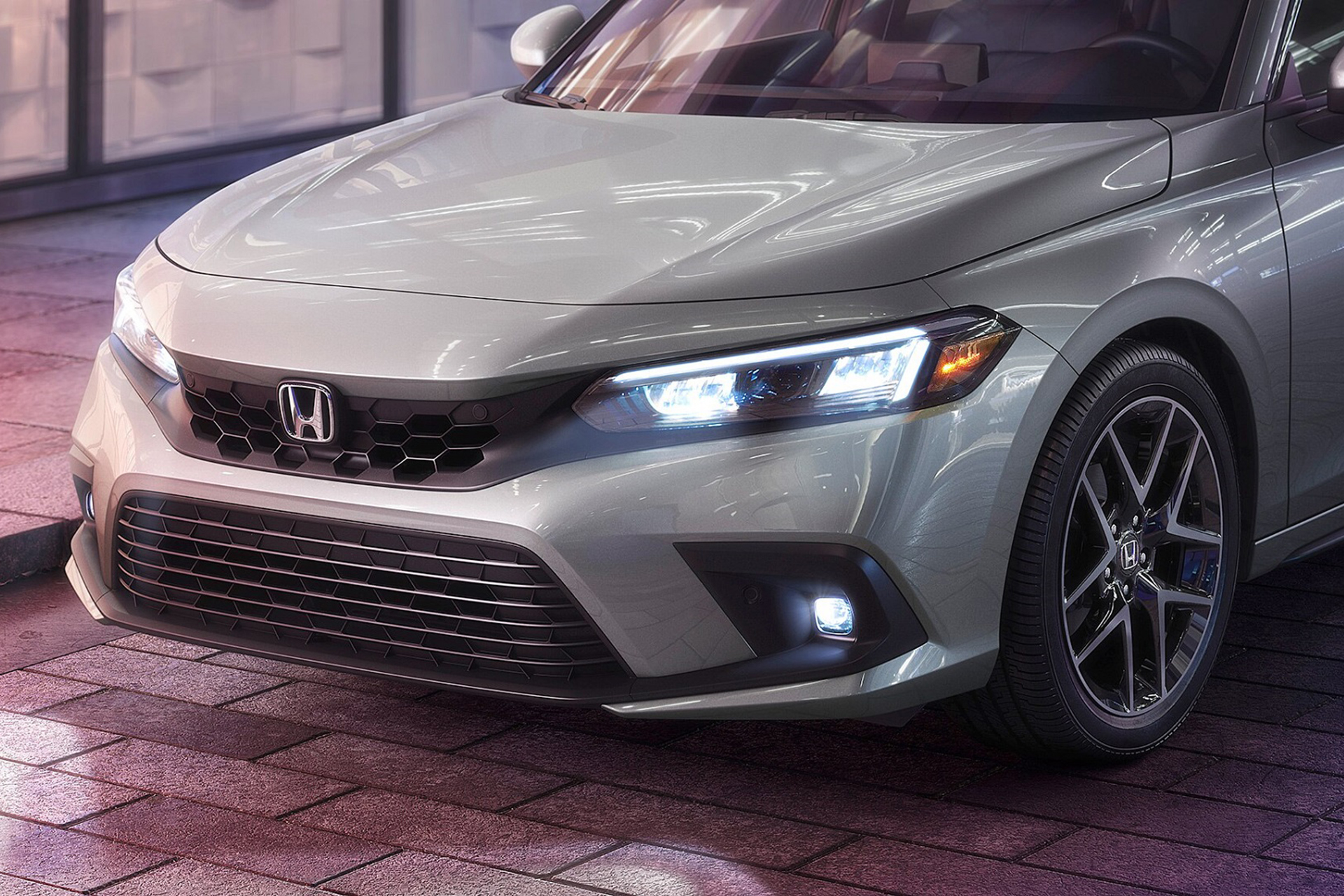 2022 Honda Civic Hatchback Headlight Wallpapers (11)