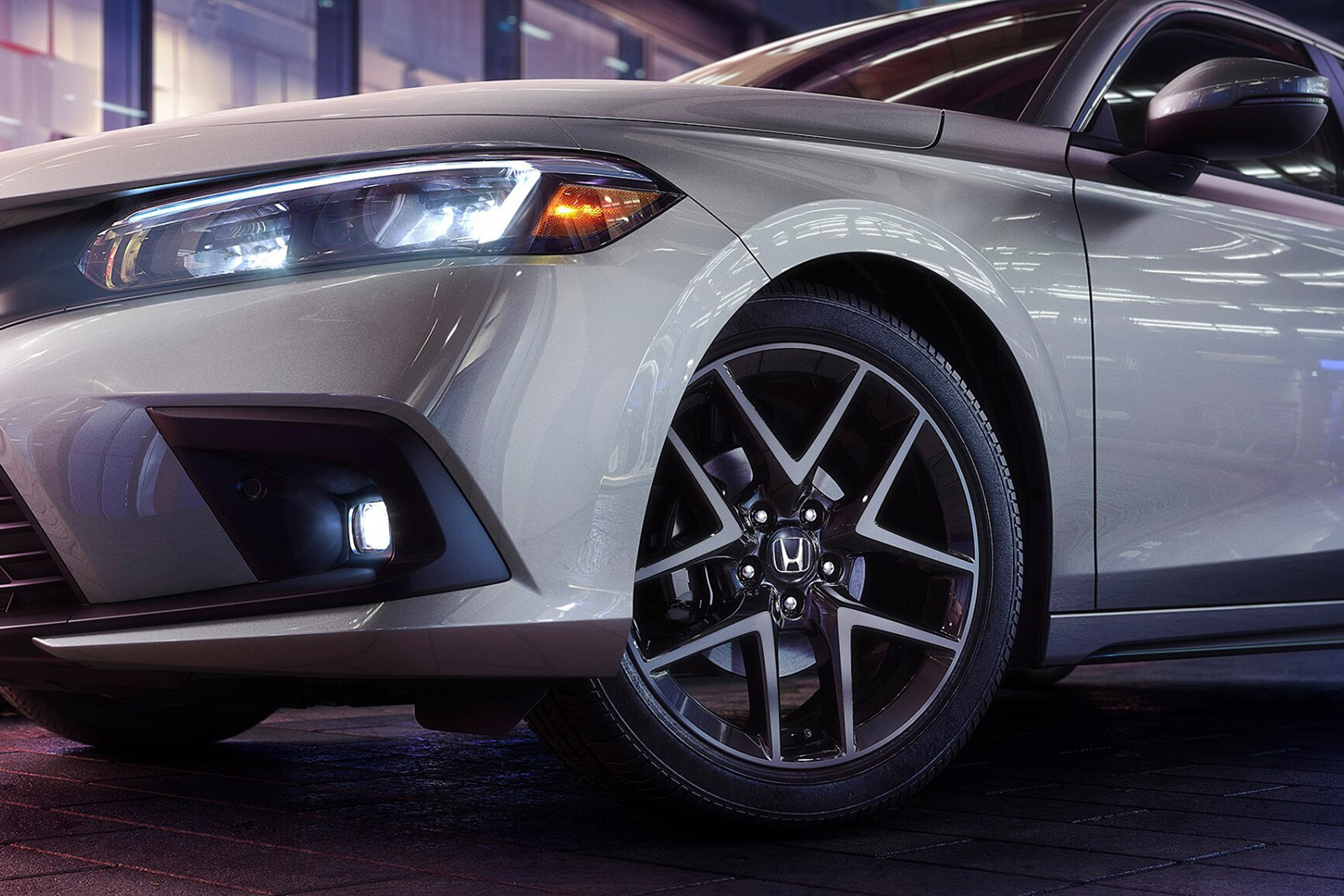 2022 Honda Civic Hatchback Headlight Wallpapers (12)