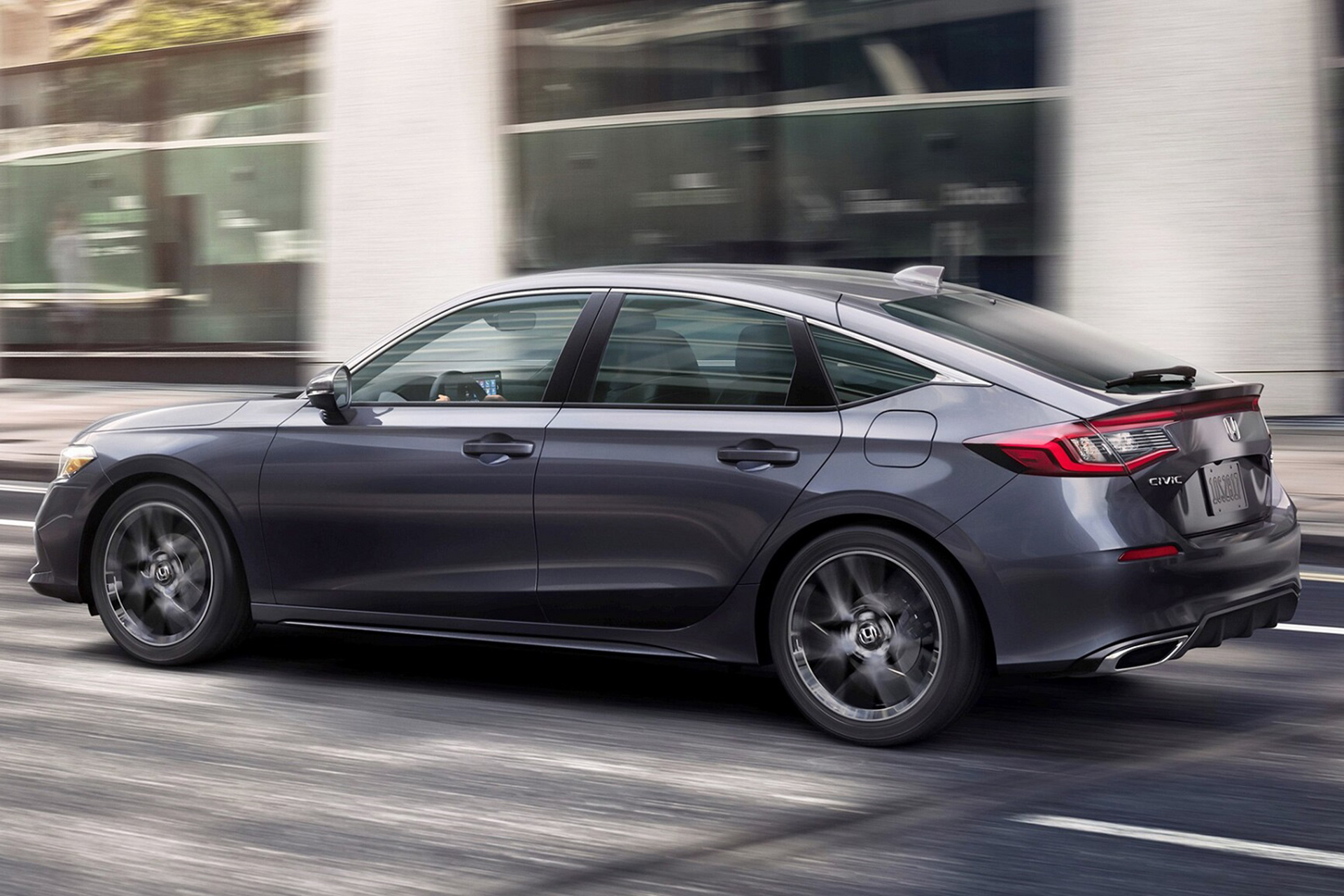 2022 Honda Civic Hatchback Rear Three-Quarter Wallpapers (10)