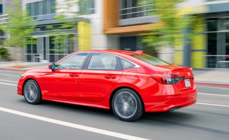 2022 Honda Civic Sedan Touring Rear Three-Quarter Wallpapers 450x275 (5)