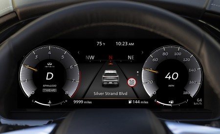 2022 Infiniti QX60 Digital Instrument Cluster Wallpapers 450x275 (44)