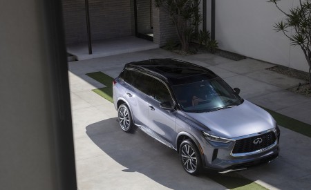 2022 Infiniti QX60 Front Three-Quarter Wallpapers 450x275 (5)