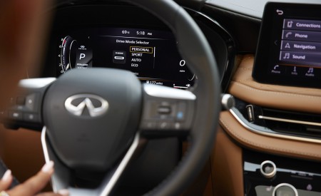 2022 Infiniti QX60 Interior Steering Wheel Wallpapers 450x275 (136)