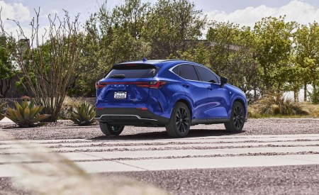2022 Lexus NX 450h+ AWD F Sport Plug-In Hybrid Rear Three-Quarter Wallpapers 450x275 (3)