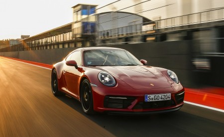 2022 Porsche 911 Carrera GTS (Color: Carmine Red) Front Three-Quarter Wallpapers 450x275 (55)