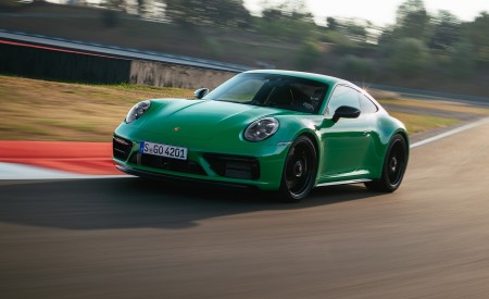 2022 Porsche 911 Carrera GTS (Color: Python Green) Front Three-Quarter Wallpapers 450x275 (72)