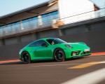 2022 Porsche 911 Carrera GTS (Color: Python Green) Front Three-Quarter Wallpapers 150x120
