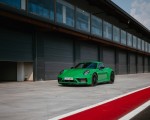 2022 Porsche 911 Carrera GTS (Color: Python Green) Front Three-Quarter Wallpapers 150x120