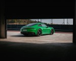 2022 Porsche 911 Carrera GTS (Color: Python Green) Rear Three-Quarter Wallpapers 150x120