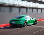 2022 Porsche 911 Carrera GTS (Color: Python Green) Rear Three-Quarter Wallpapers 150x120