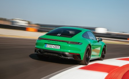 2022 Porsche 911 Carrera GTS (Color: Python Green) Rear Wallpapers 450x275 (78)