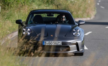 2022 Porsche 911 GT3 with Touring Package (MT; Color: Agate Grey Metallic) Front Wallpapers 450x275 (44)