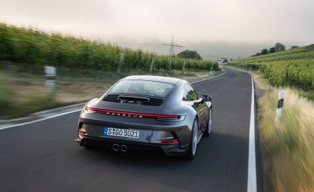 2022 Porsche 911 GT3 with Touring Package (MT; Color: Agate Grey Metallic) Rear Wallpapers 450x275 (55)