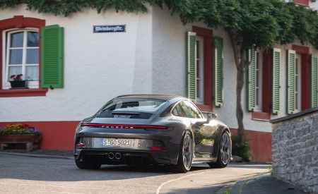 2022 Porsche 911 GT3 with Touring Package (MT; Color: Agate Grey Metallic) Rear Wallpapers 450x275 (81)