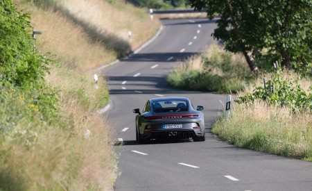 2022 Porsche 911 GT3 with Touring Package (MT; Color: Agate Grey Metallic) Rear Wallpapers 450x275 (53)