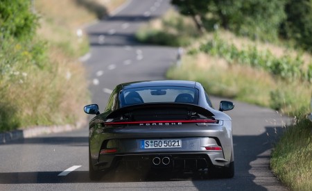 2022 Porsche 911 GT3 with Touring Package (MT; Color: Agate Grey Metallic) Rear Wallpapers 450x275 (47)
