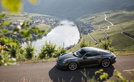 2022 Porsche 911 GT3 with Touring Package (MT; Color: Agate Grey Metallic) Side Wallpapers 450x275 (71)