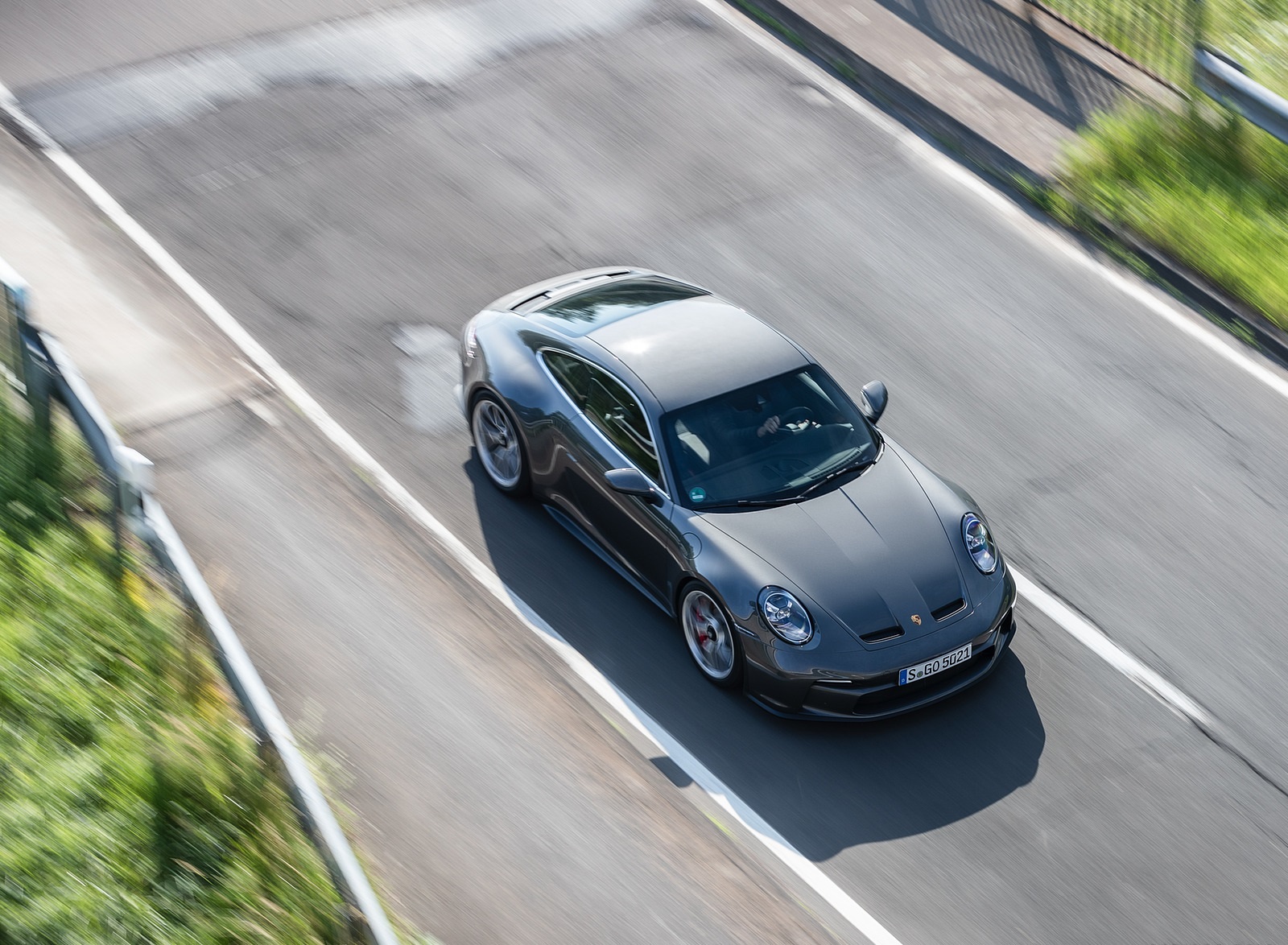 2022 Porsche 911 GT3 with Touring Package (MT; Color: Agate Grey Metallic) Top Wallpapers #66 of 117