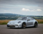 2022 Porsche 911 GT3 with Touring Package (PDK; Color: Dolomite Silver Metallic) Front Three-Quarter Wallpapers 150x120