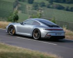 2022 Porsche 911 GT3 with Touring Package (PDK; Color: Dolomite Silver Metallic) Rear Three-Quarter Wallpapers 150x120 (14)