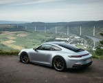 2022 Porsche 911 GT3 with Touring Package (PDK; Color: Dolomite Silver Metallic) Rear Three-Quarter Wallpapers 150x120 (23)
