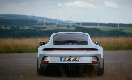2022 Porsche 911 GT3 with Touring Package (PDK; Color: Dolomite Silver Metallic) Rear Wallpapers 450x275 (28)