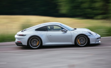 2022 Porsche 911 GT3 with Touring Package (PDK; Color: Dolomite Silver Metallic) Side Wallpapers 450x275 (2)