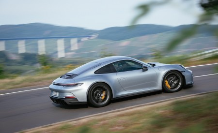 2022 Porsche 911 GT3 with Touring Package (PDK; Color: Dolomite Silver Metallic) Side Wallpapers 450x275 (18)