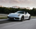 2022 Porsche 911 Targa 4 GTS (Color: GT Silver Metallic) Front Three-Quarter Wallpapers 150x120 (21)