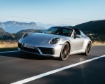 2022 Porsche 911 Targa 4 GTS (Color: GT Silver Metallic) Front Three-Quarter Wallpapers 150x120 (22)