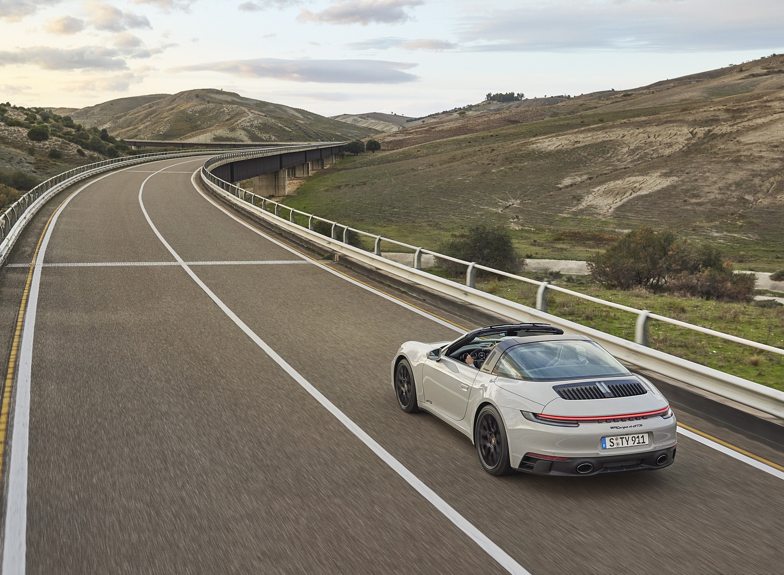 2022 Porsche 911 Targa 4 GTS Rear Three-Quarter Wallpapers (5)