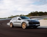 2022 Porsche Cayenne Turbo GT (Color: Arctic Grey) Front Three-Quarter Wallpapers 150x120