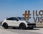 2022 Porsche Cayenne Turbo GT (Color: Crayon) Front Three-Quarter Wallpapers 150x120