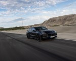 2022 Porsche Cayenne Turbo GT (Color: Jet Black Metallic) Front Three-Quarter Wallpapers 150x120