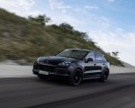 2022 Porsche Cayenne Turbo GT (Color: Jet Black Metallic) Front Three-Quarter Wallpapers 150x120