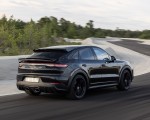 2022 Porsche Cayenne Turbo GT (Color: Jet Black Metallic) Rear Three-Quarter Wallpapers 150x120