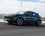2022 Porsche Cayenne Turbo GT (Color: Porsche Racing Green Metallic) Front Three-Quarter Wallpapers 150x120