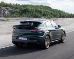 2022 Porsche Cayenne Turbo GT (Color: Porsche Racing Green Metallic) Rear Three-Quarter Wallpapers 150x120