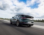 2022 Porsche Cayenne Turbo GT (Color: Porsche Racing Green Metallic) Rear Three-Quarter Wallpapers 150x120
