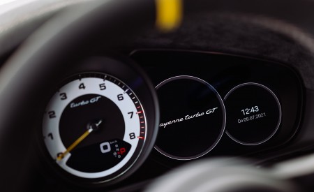 2022 Porsche Cayenne Turbo GT (Color: White) Digital Instrument Cluster Wallpapers 450x275 (71)