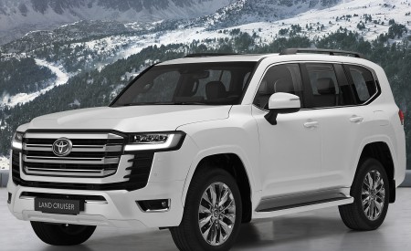 2022 Toyota Land Cruiser 300 Series Front Three-Quarter Wallpapers 450x275 (7)