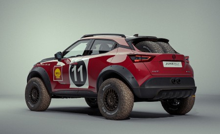 2021 Nissan JUKE Rally Tribute Concept Rear Three-Quarter Wallpapers 450x275 (6)
