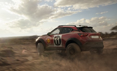 2021 Nissan JUKE Rally Tribute Concept Rear Three-Quarter Wallpapers 450x275 (3)