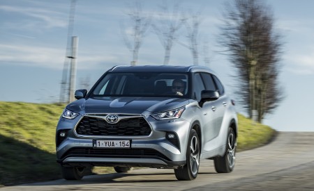 2021 Toyota Highlander Hybrid (Euro-Spec) Front Wallpapers  450x275 (4)