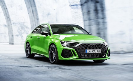 2022 Audi RS3 Sedan (Color: Kyalami Green) Front Wallpapers 450x275 (37)