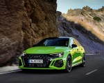 2022 Audi RS3 Sedan (Color: Kyalami Green) Front Wallpapers 150x120