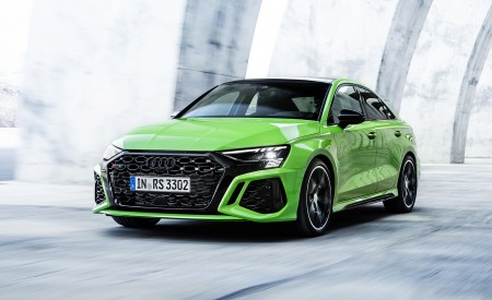 2022 Audi RS3 Sedan (Color: Kyalami Green) Front Wallpapers 450x275 (38)