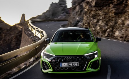 2022 Audi RS3 Sedan (Color: Kyalami Green) Front Wallpapers 450x275 (11)